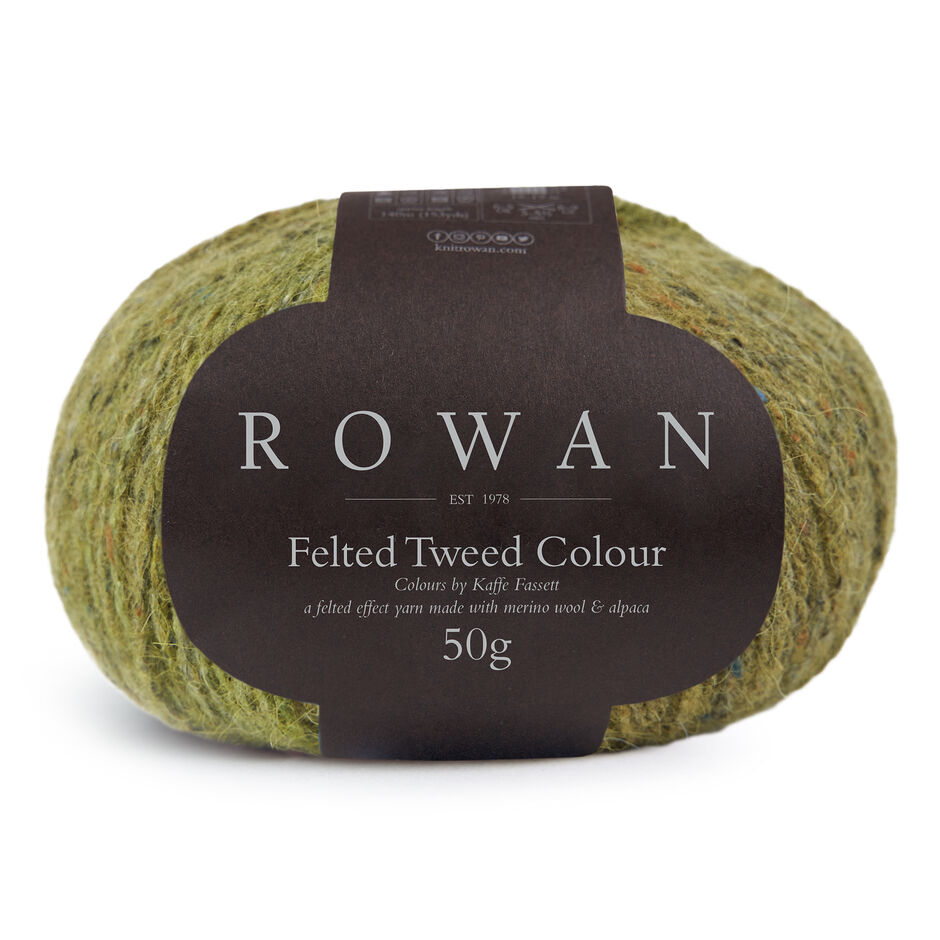 028 Felted Tweed color - chartreuse