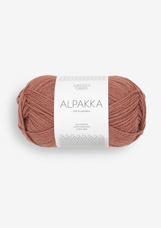 3553 Alpakka - støvet plommerosa