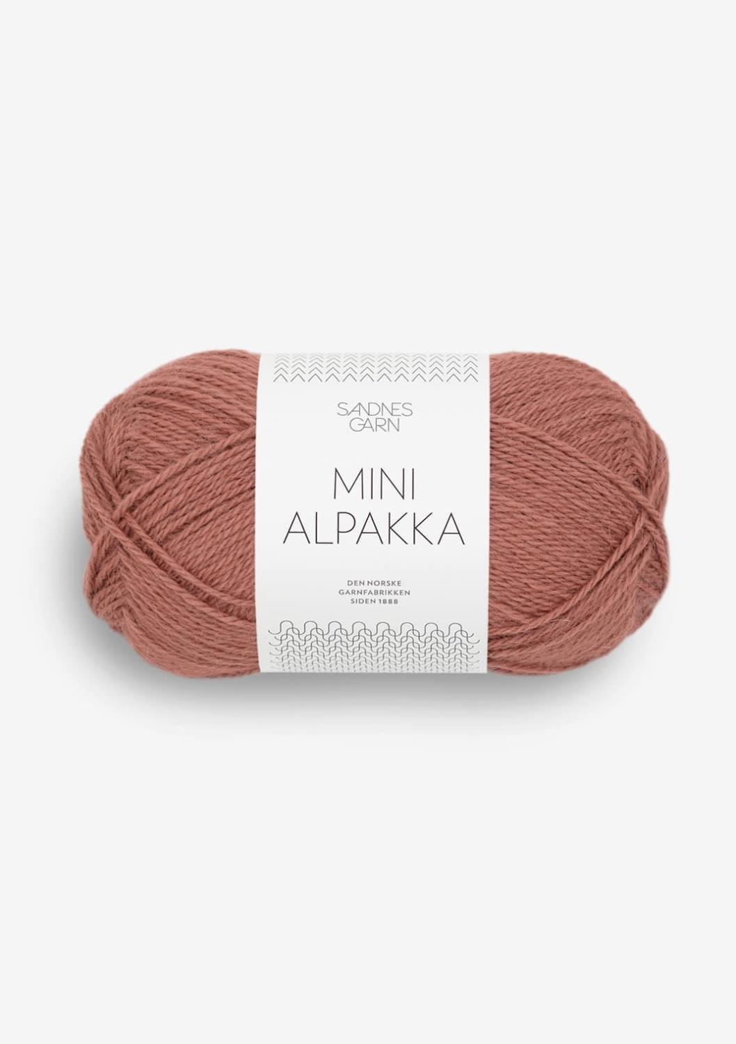 3553 Mini Alpakka - støvet plommerosa