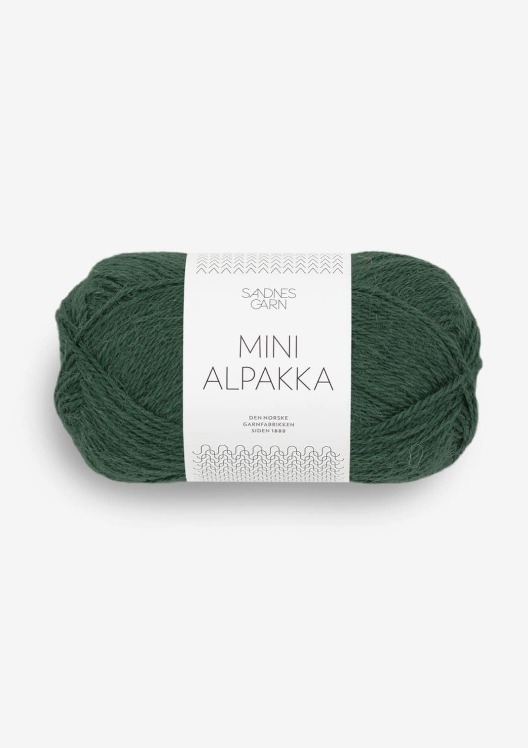 8581 Mini Alpakka - dyp skoggrønn