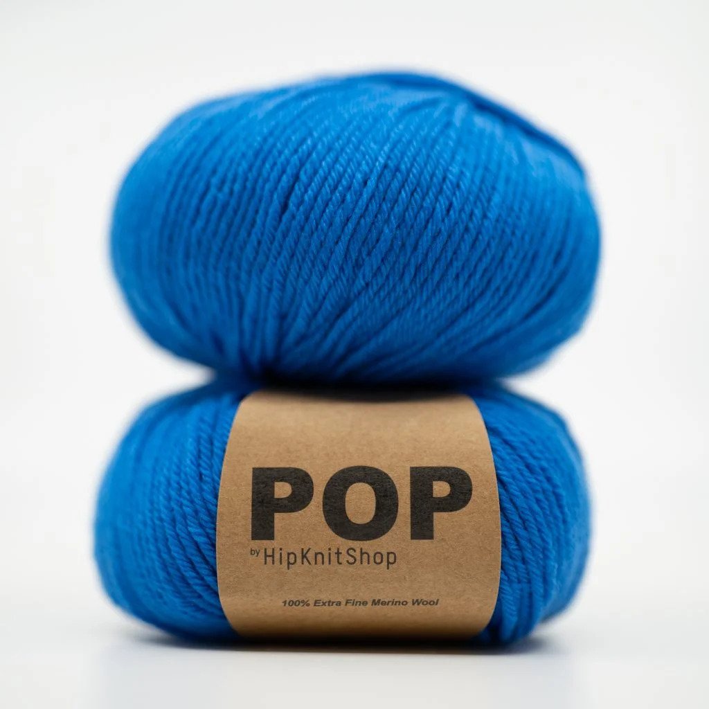 Hip Pop Merino - falling for you blue