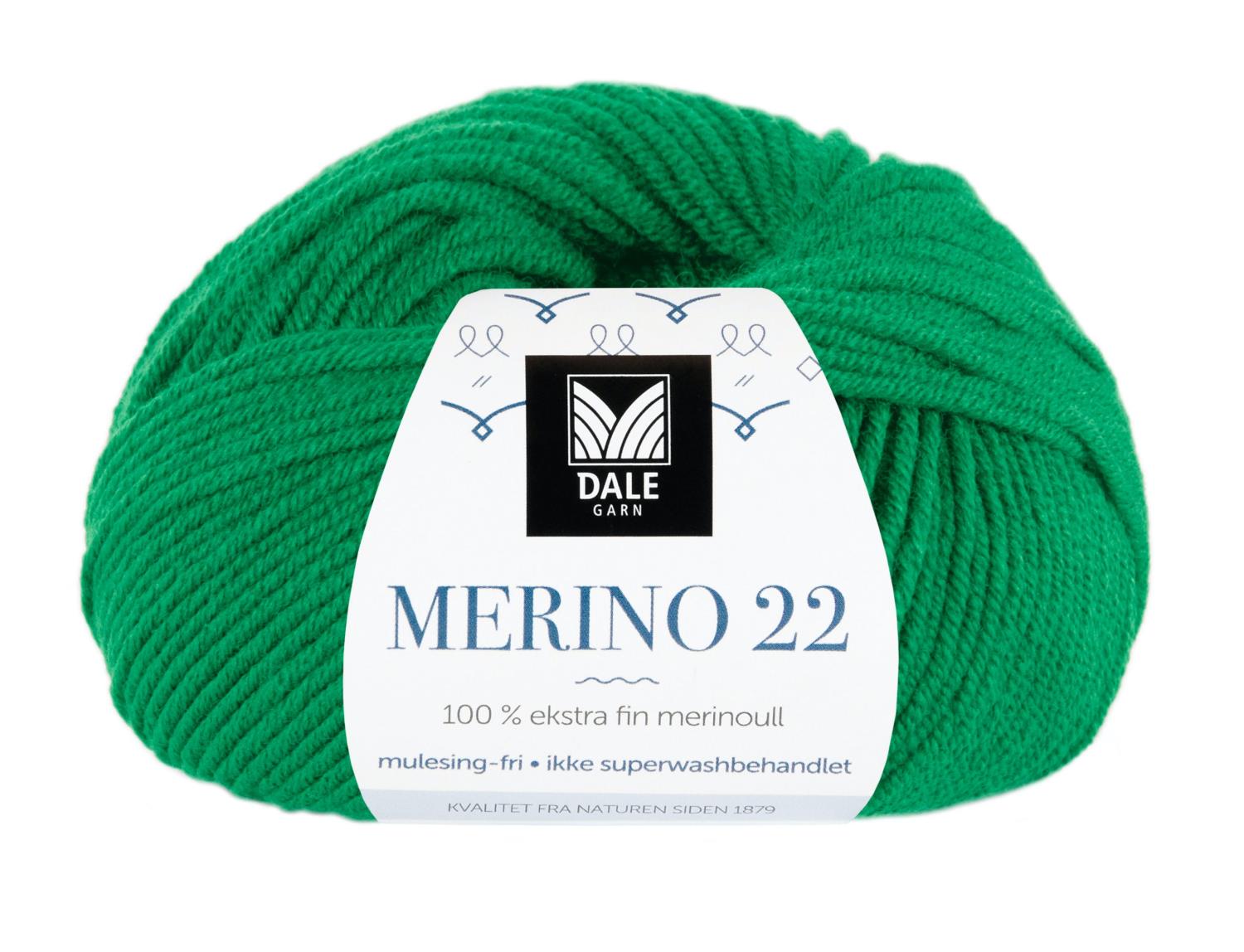 2031 Merino 22 - skarp grønn