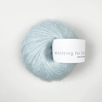 Soft Silk Mohair - isblå