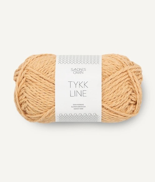 2113 Tykk Line - strågul