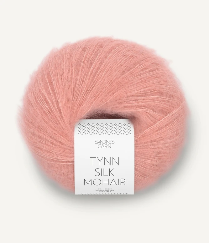 4033 Tynn Silk Mohair - ferskenblomst