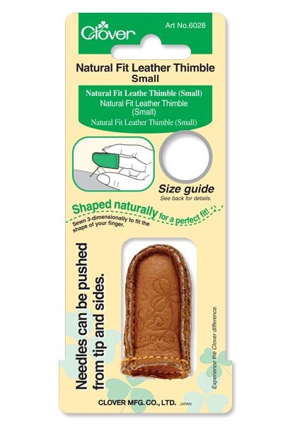 6028 Natural Fit Leather Thimble, small