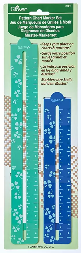 3164 Mønsterlinjal to stk.