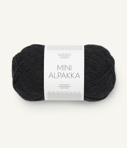 1099 Mini Alpakka - svart