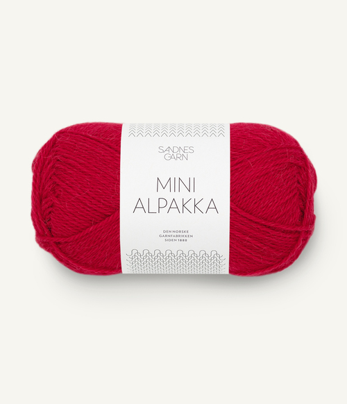 4219 Mini Alpakka - rød