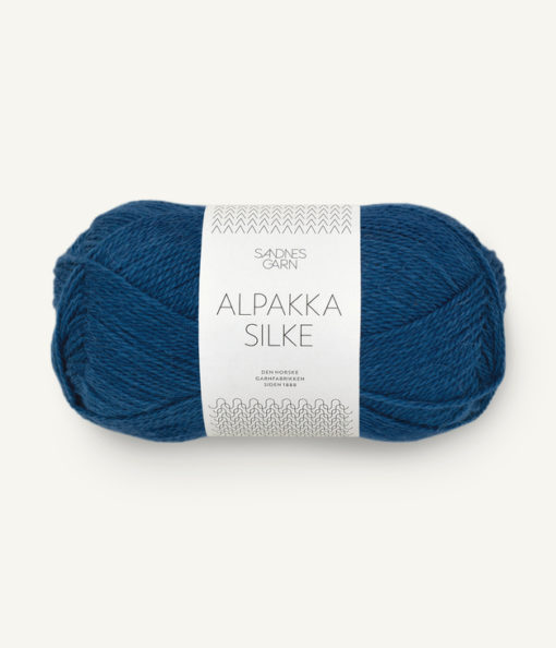 6063 Alpakka Silke - inkblå