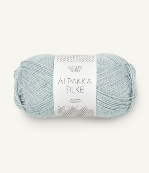 7521 Alpakka Silke - lys blågrå