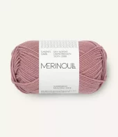 4032 Merinoull - pudderrosa