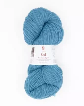 411 Sol - lys flyblå