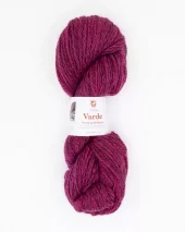 2114 Varde Pelsullgarn - mørk rosa