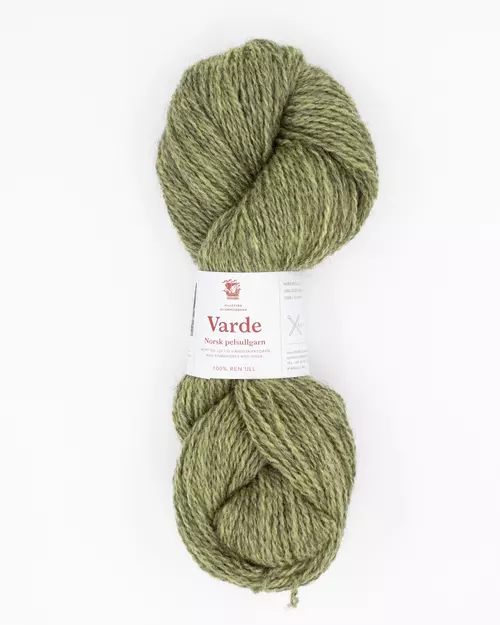 2142 Varde Pelsullgarn - støvet lys lime