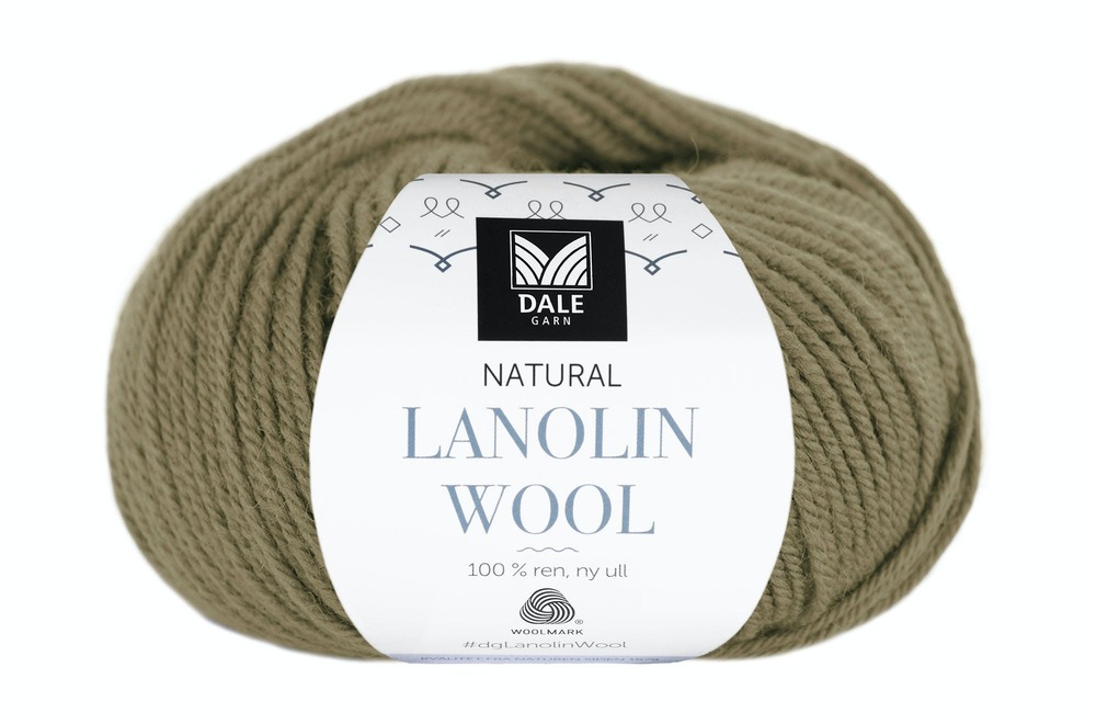 1458 Lanolin Wool - olivengrønn