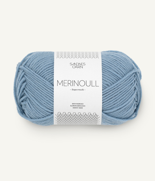 6032 Merinoull - blå hortensia