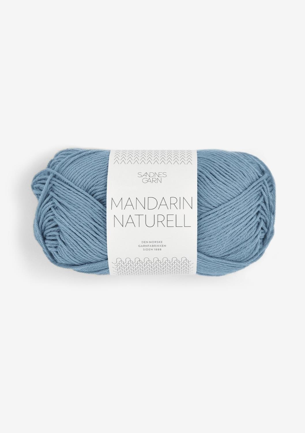 9463 Mandarin Naturell - jeansblå
