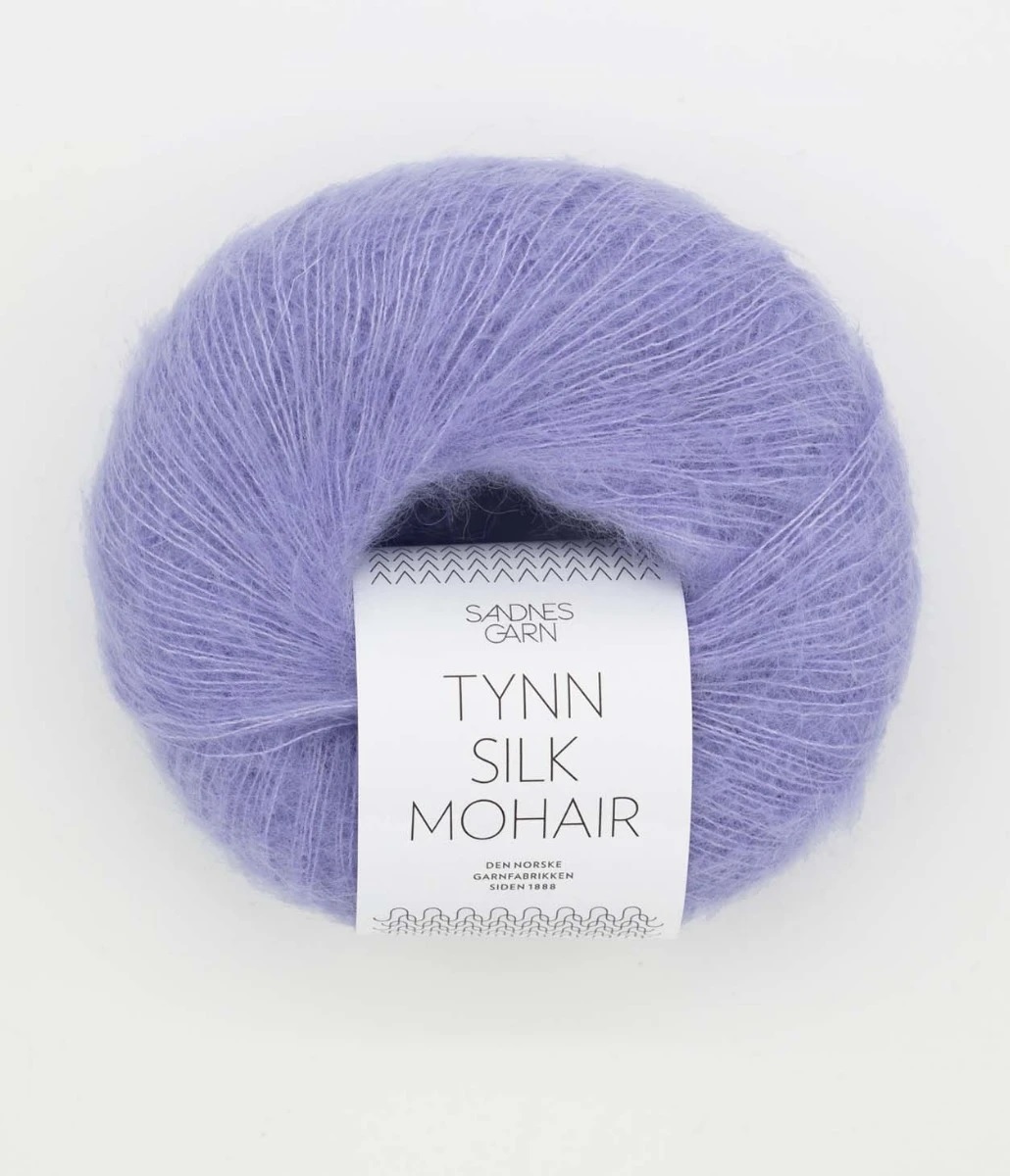 5214 Tynn Silk Mohair - lys krokus