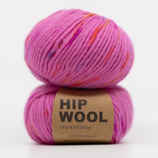 Hip Wool - flamingo sprinkle yarn