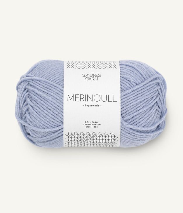 5532 Merinoull - blå lavendel