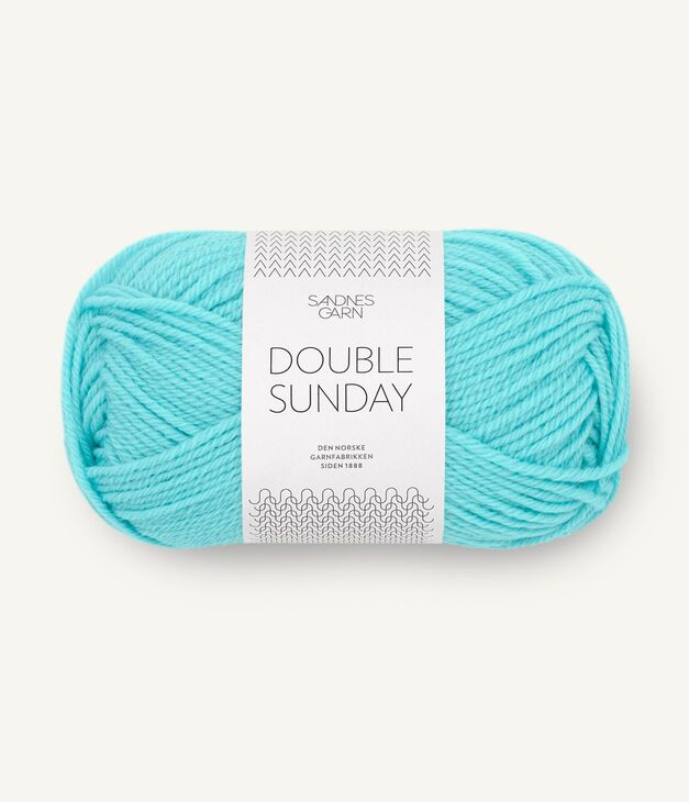 7213 Double Sunday - blå turkis