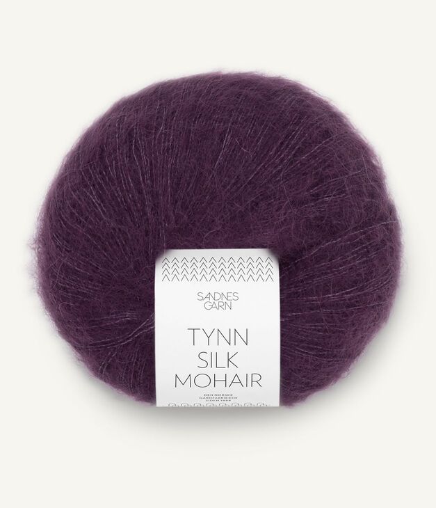 4672 Tynn Silk Mohair - bjørnebærsaft