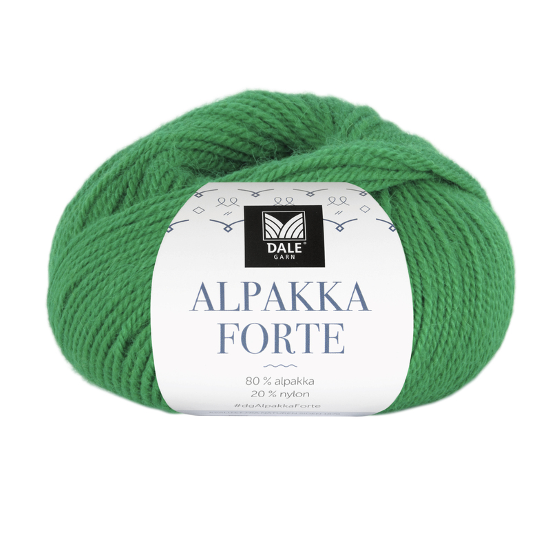744 Alpakka Forte - skarp grønn