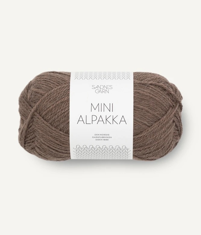 3161 Mini Alpakka - eikenøtt