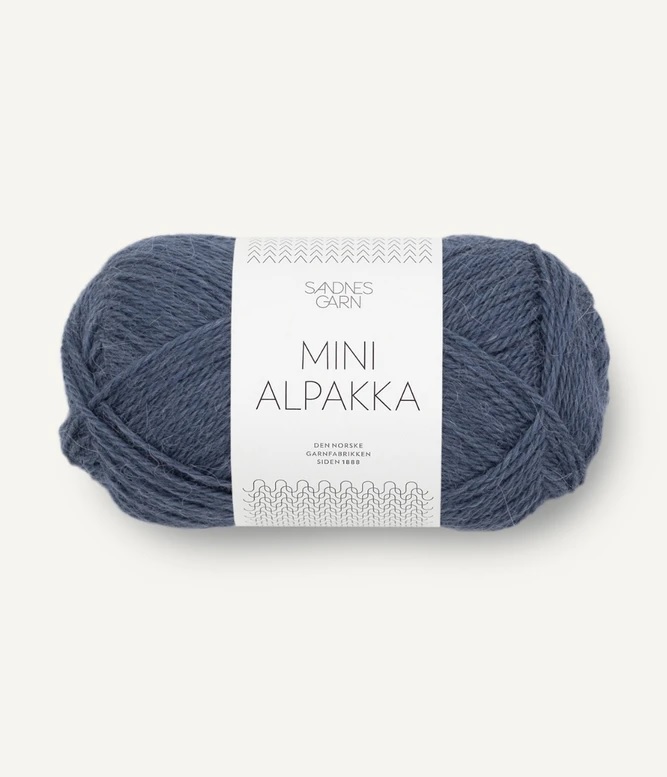 6064 Mini Alpakka - blåbær