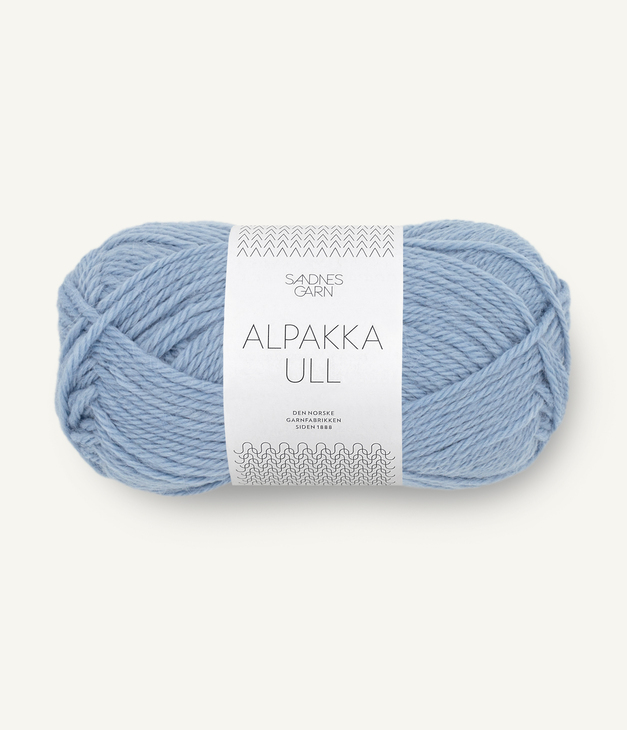 6032 Alpakka Ull - blå hortensia