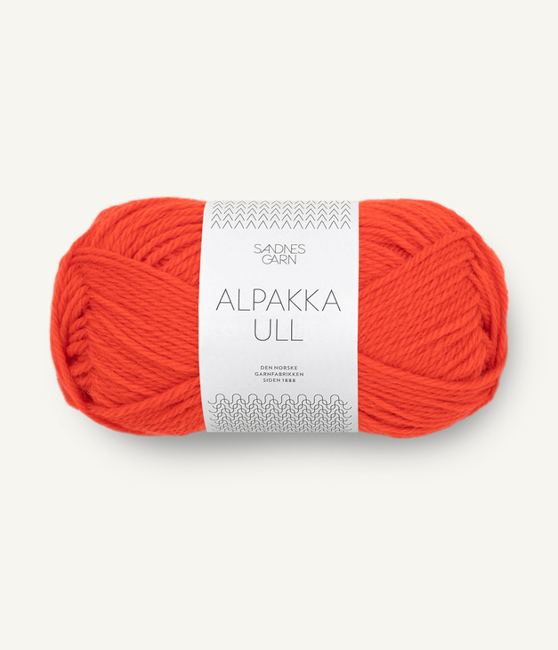 3819 Alpakka Ull - spicy orange