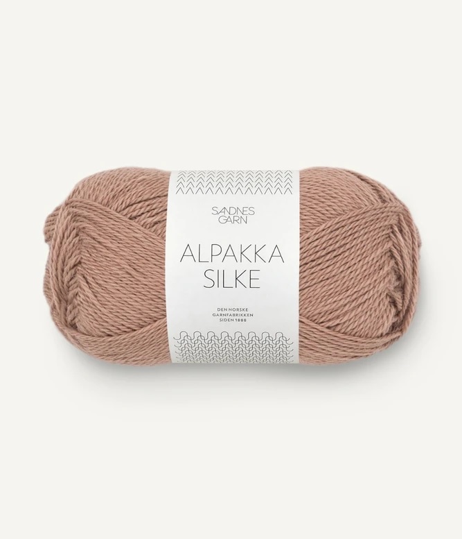 3041 Alpakka Silke - lys eikenøtt