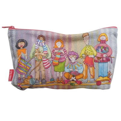 Zipped pouch - knitters