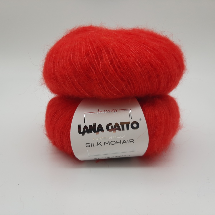 6024 Lana Gatto silk mohair - rosso