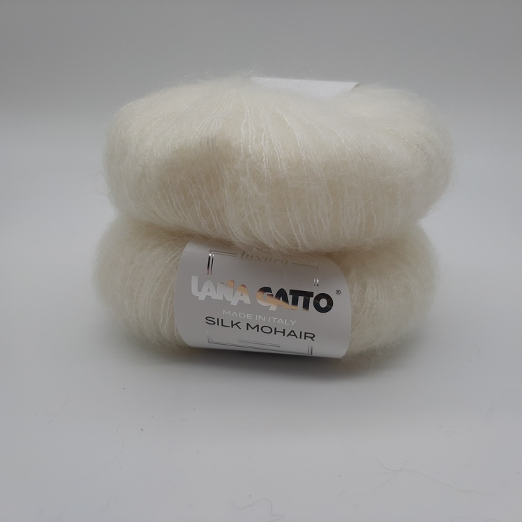 6027 Lana Gatto silk mohair - bianco