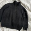 Zipper sweater light - man