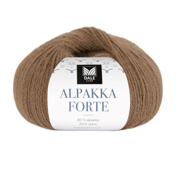 742 Alpakka Forte - nøttebrun