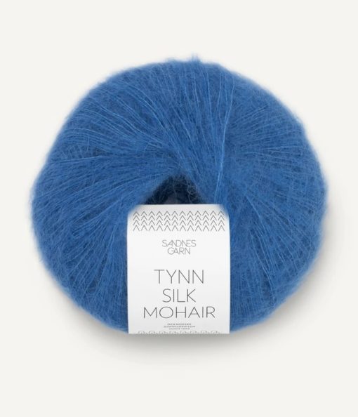 6044 Tynn Silk Mohair - regatta blå