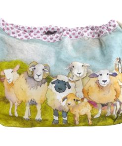 Snørebag - felted sheep