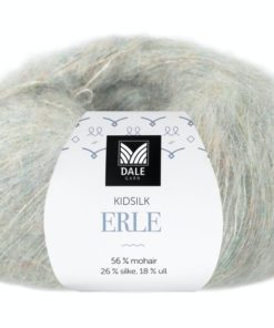9055 Kidsilk Erle - grønn/rose melert