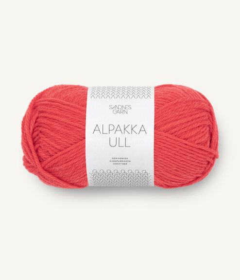 4008 Alpakka Ull - poppy