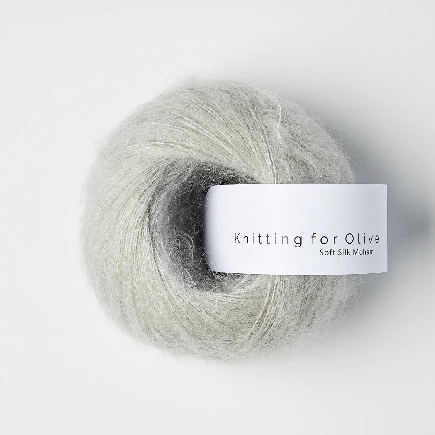Soft Silk Mohair - perlegrå