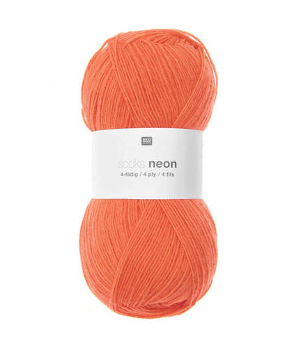 04 Socks neon - orange