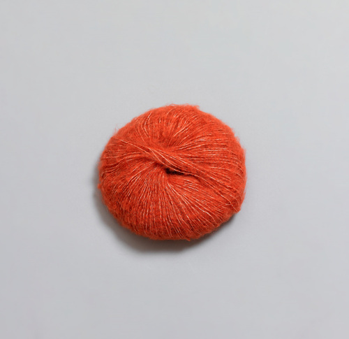 1354 Alpakka Lin - oransje
