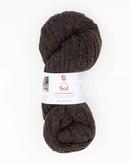 452 Sol - melert mørk brun