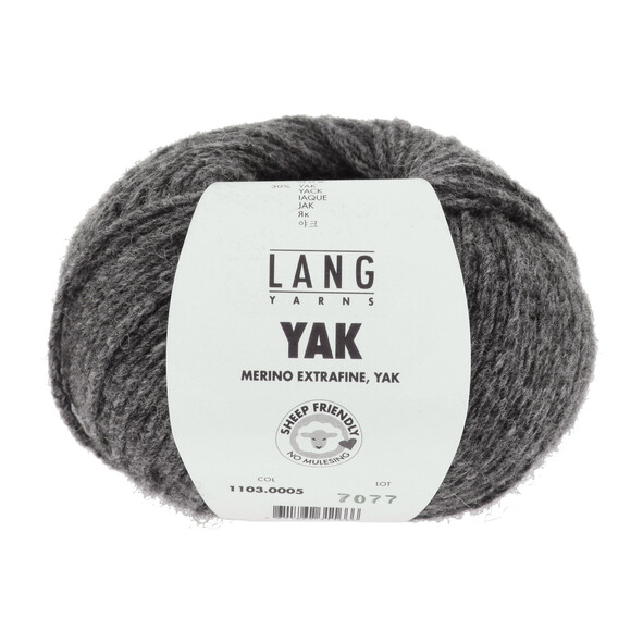 05 Yak - dark grey mélange