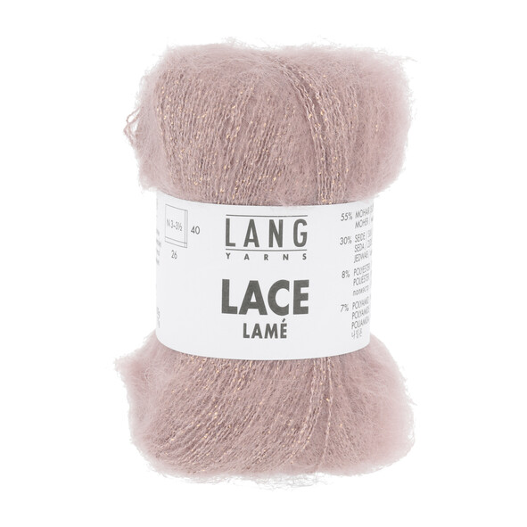48 Lace Lamé - gammelrosa