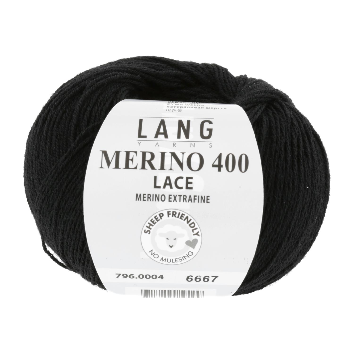 04 Merino 400 lace - black