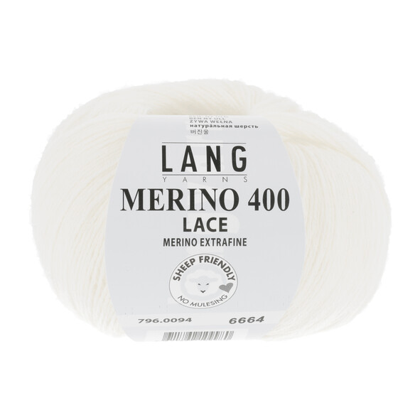 94 Merino 400 lace - offwhite